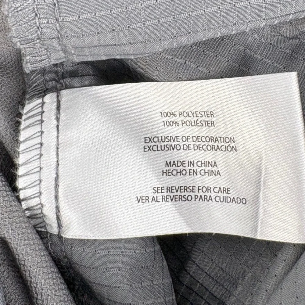 Banana Republic Performance Chinos Mens 38x34 Black Grey 2 Pack Zip Pockets